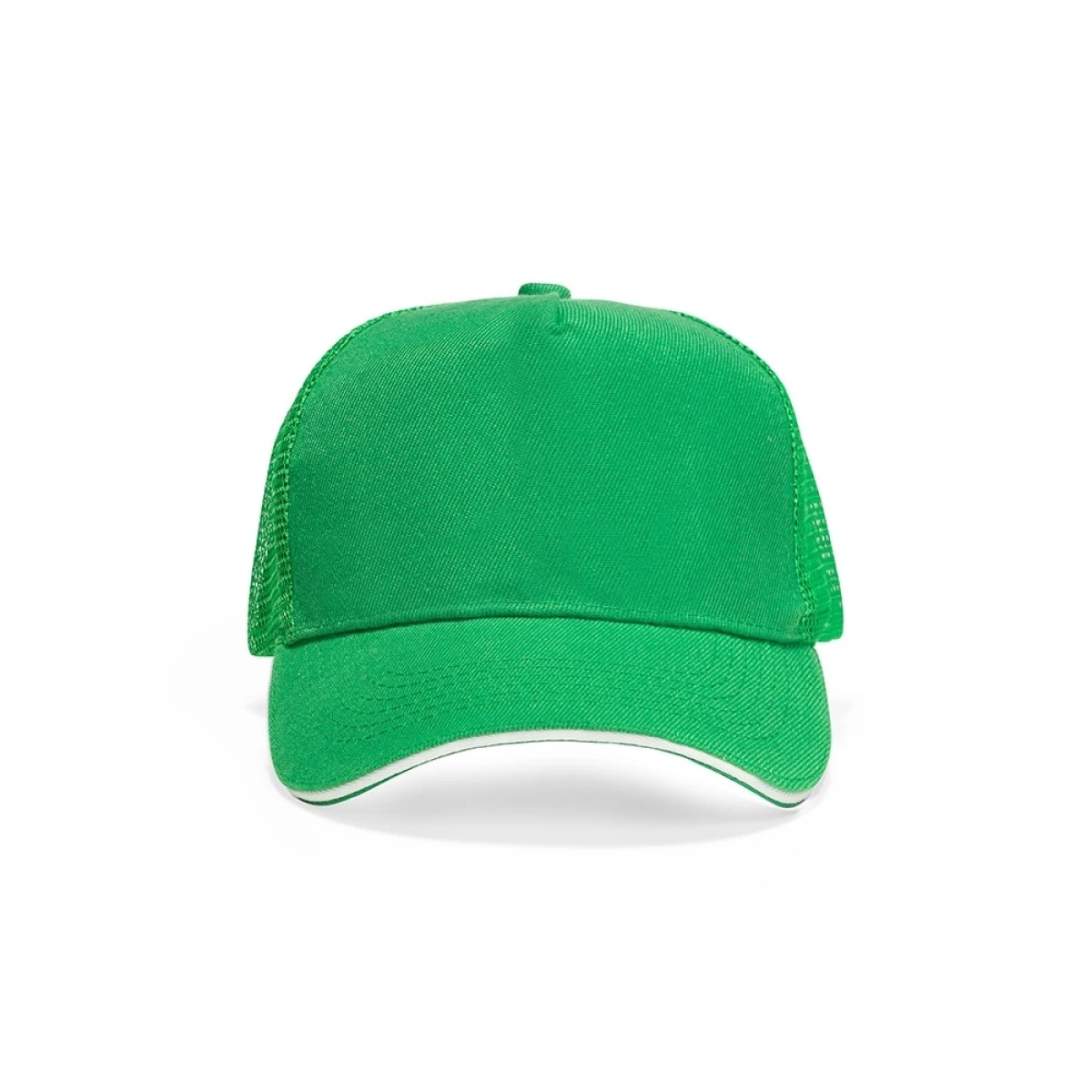 Boné verde com tela